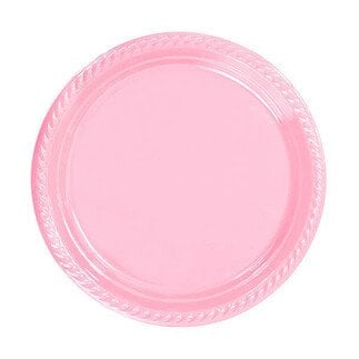 Pembe Plastik Tabak 24 Adet