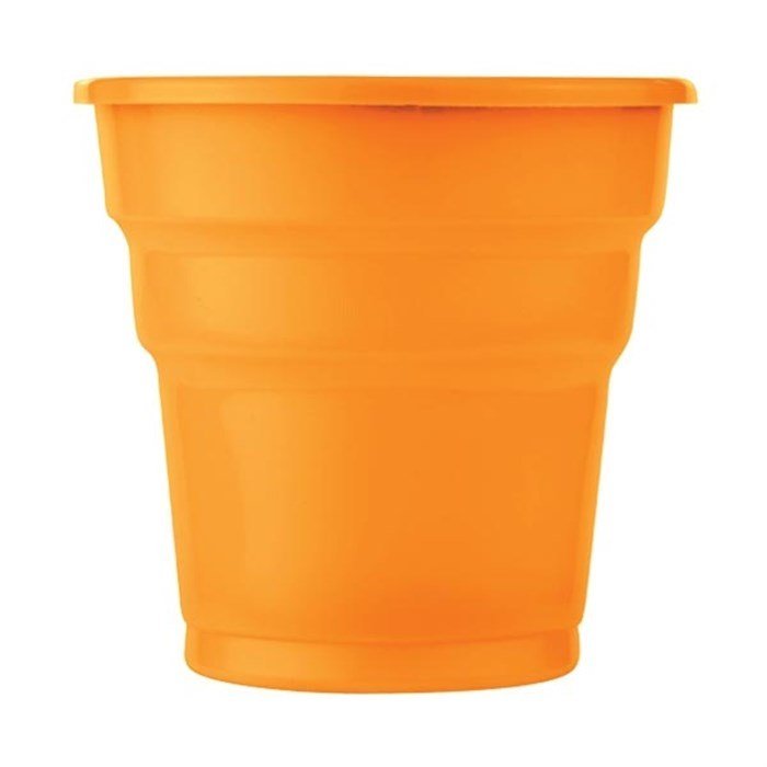 Turuncu Plastik Bardak 24 Adet