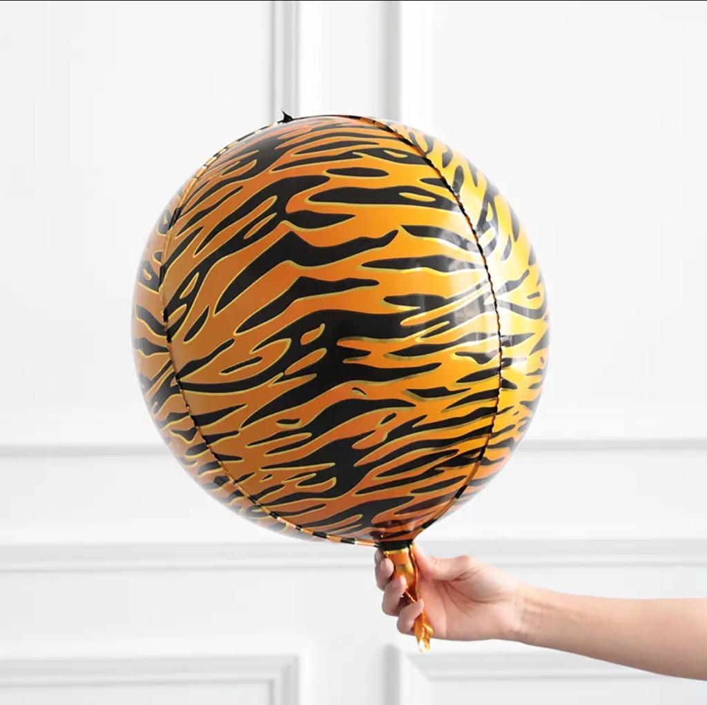 4d Küre Kaplan Folyo Balon
