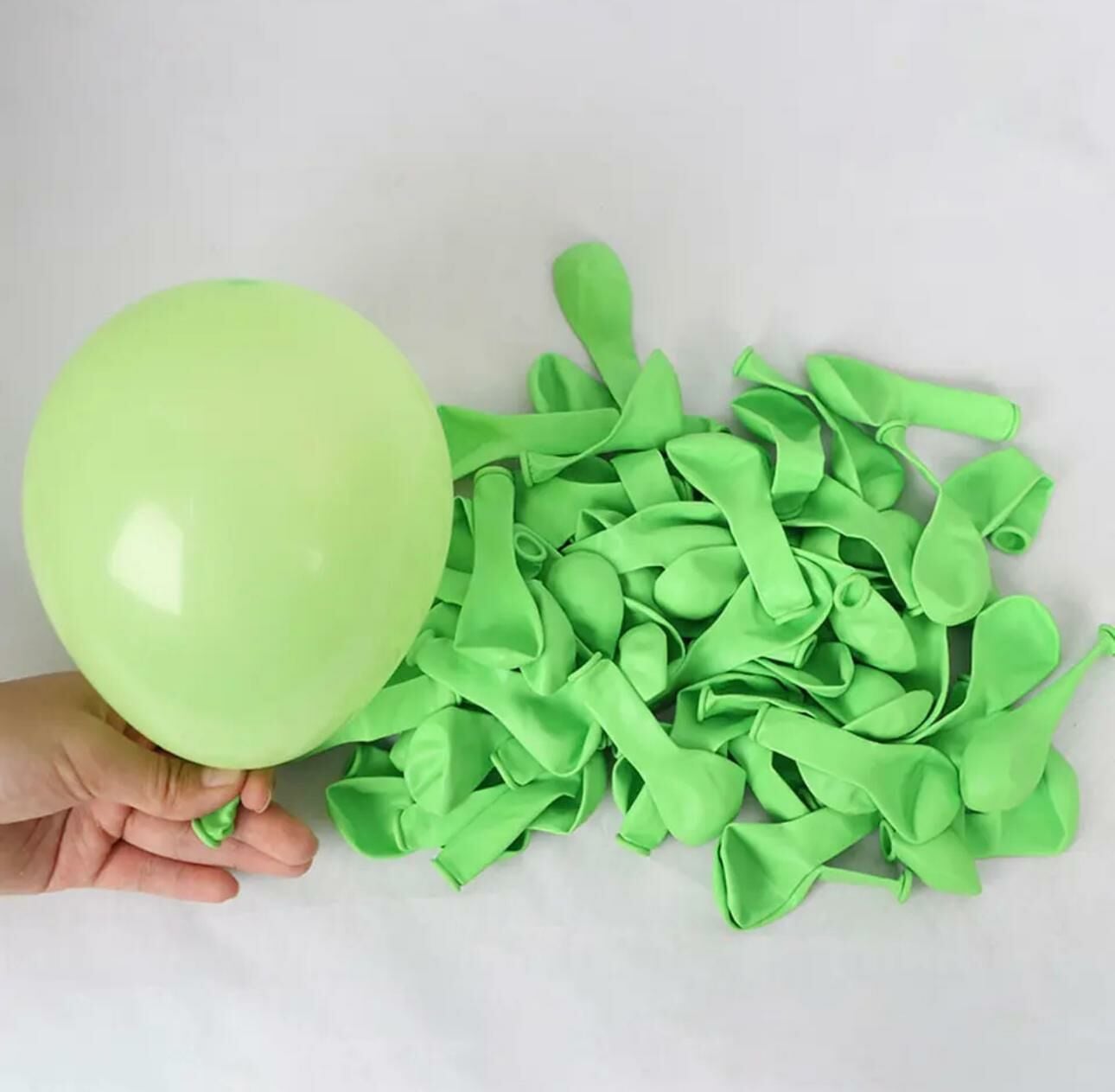 5 inç Mini Fıstık Yeşili Pastel Balon 10 Adet
