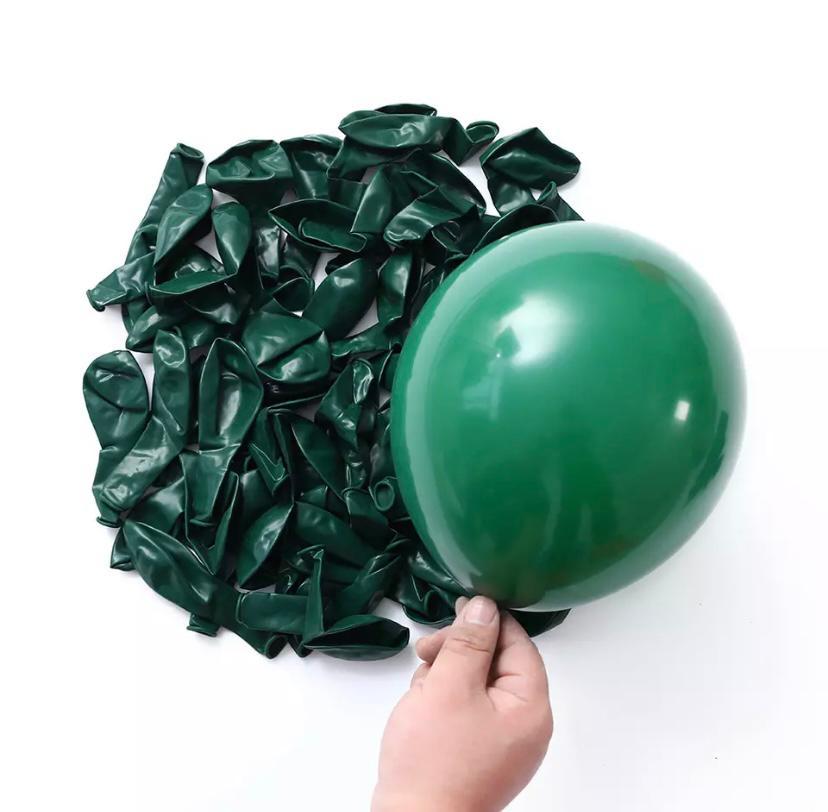 5 inç Mini Haki Yeşili Pastel Balon 10 Adet
