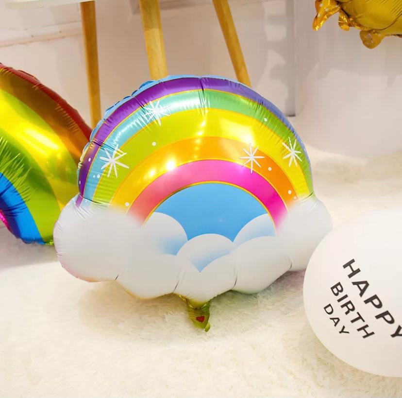 Bulutlu Gökkuşagı Folyo Balon