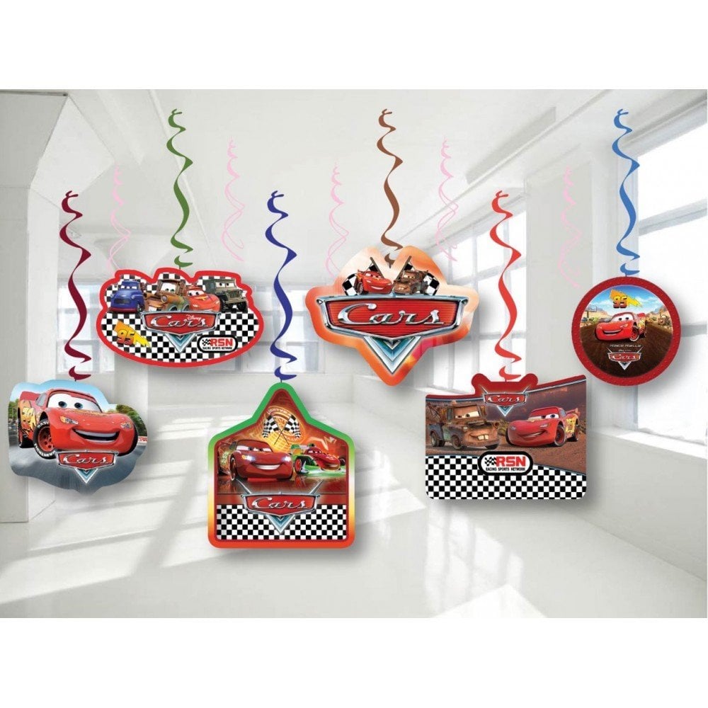 Cars Sarkıt Süs 6 Adet