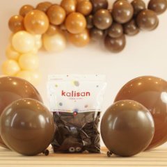 100 ADET ÇİKOLATA MAKARON BALON
