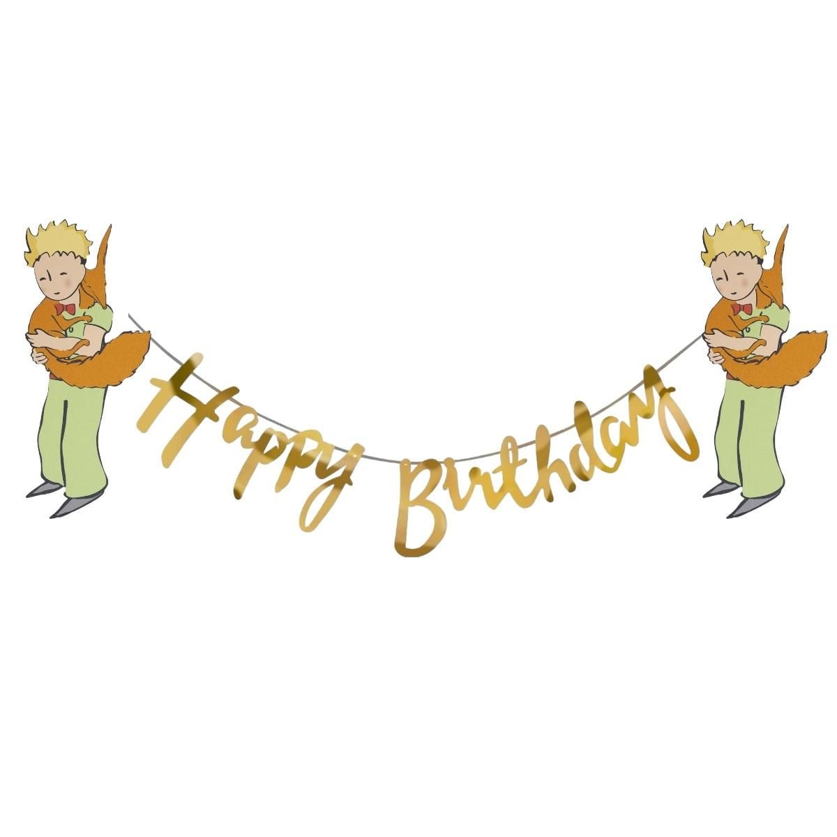 Küçük Prens Happy Birthday Yazısı