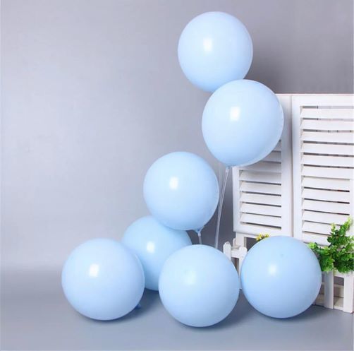 Mavi Makaron Balon 10 Adet