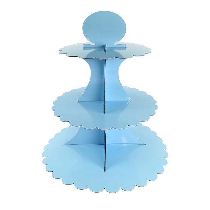 Mavi Cupcake Kek Standı