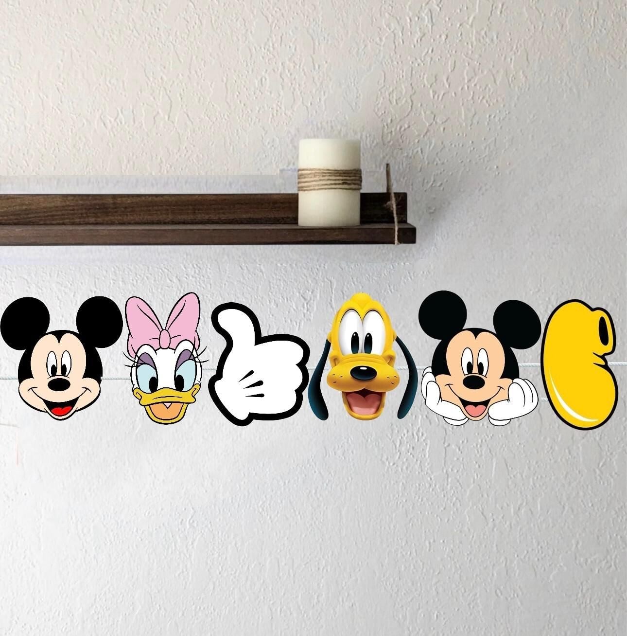Mickey Mouse Dekoratif Banner