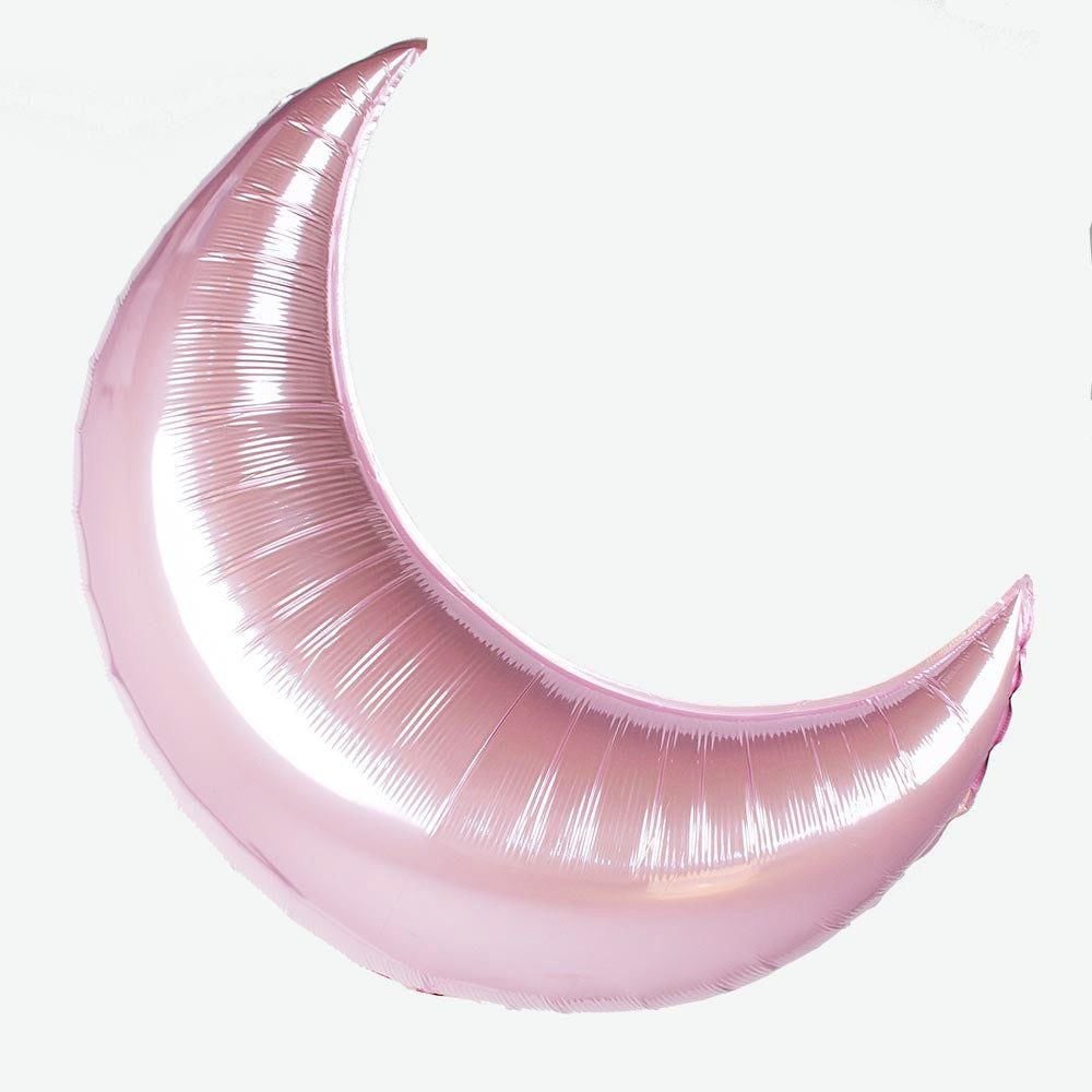 Pembe Ay Folyo Balon