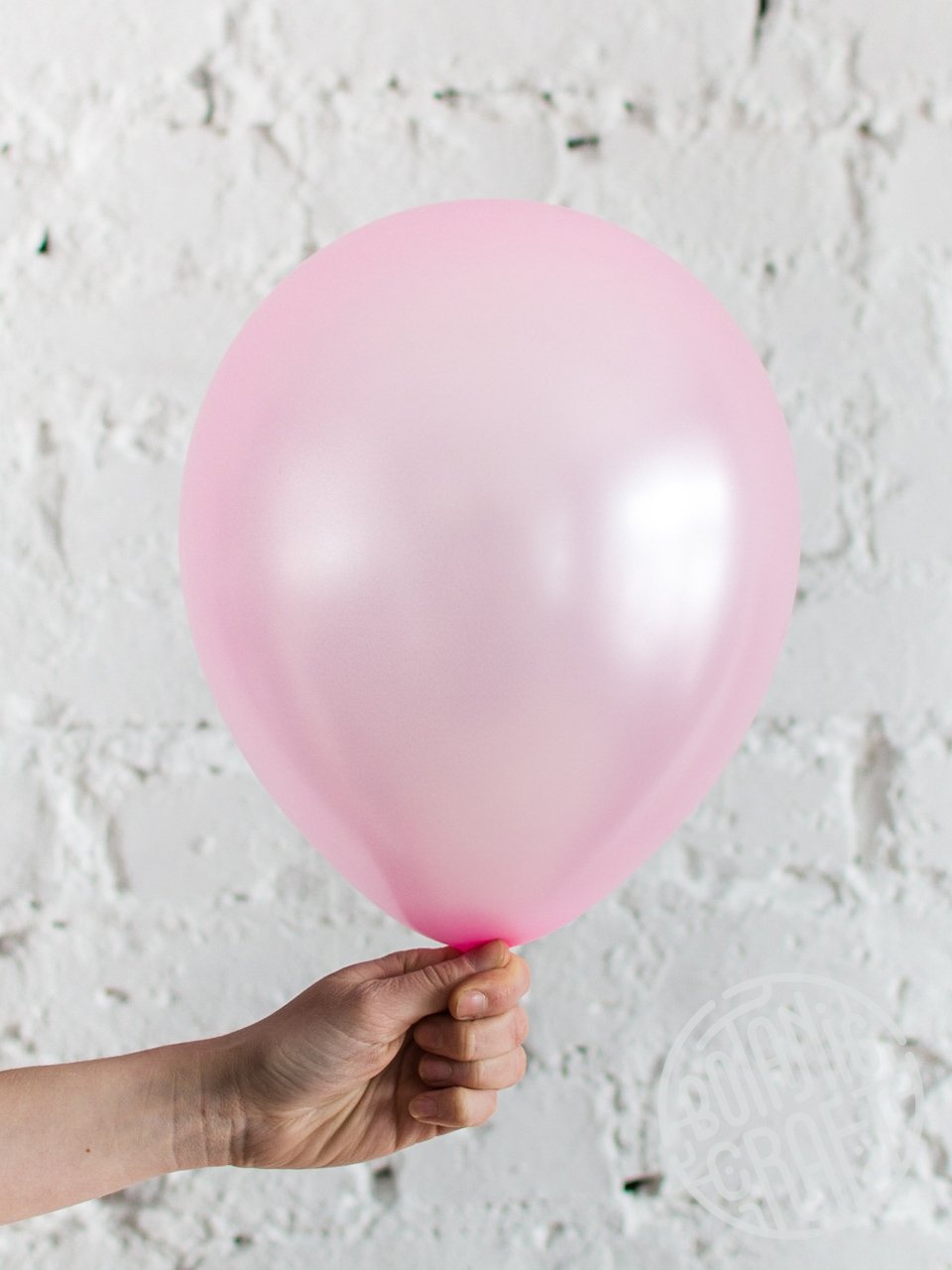 Pembe Metalik Balon 10 Adet