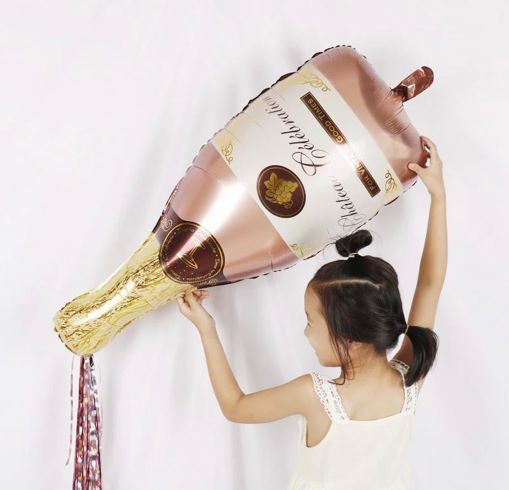 Rosegold Şampanya Folyo Balon