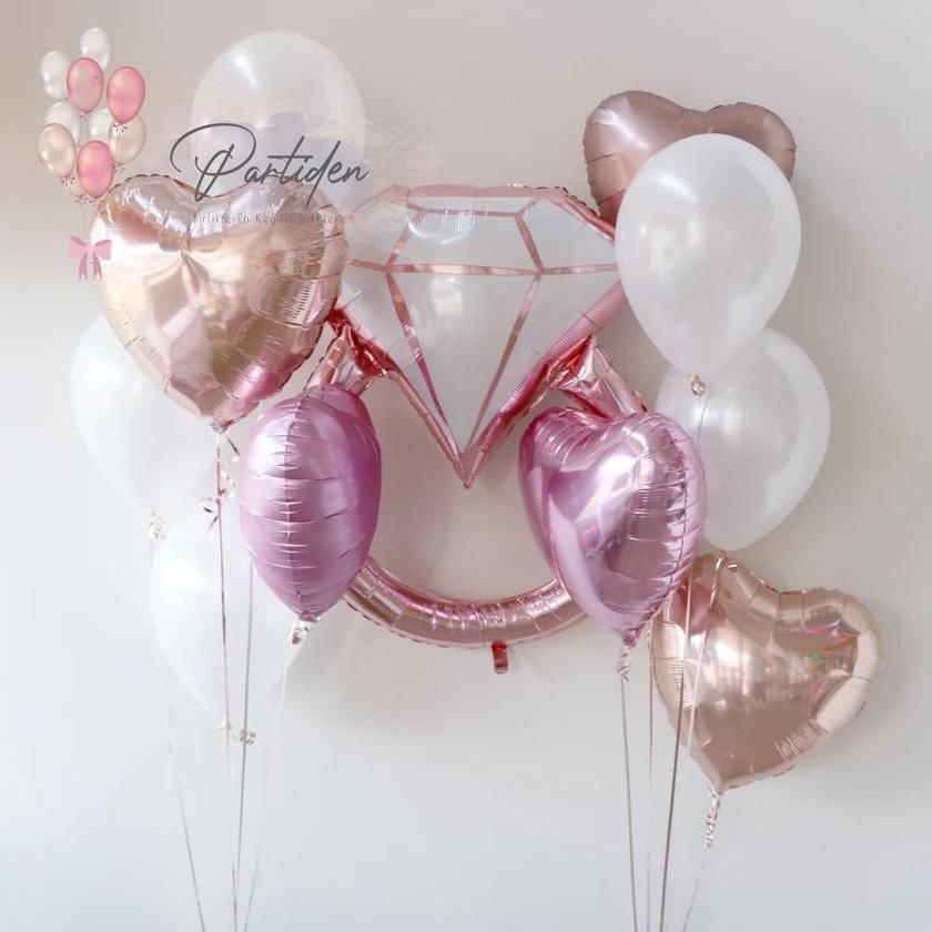 Tektaş Rose Balon Demeti