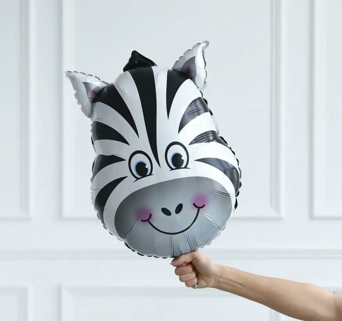 Zebra Kafa Folyo Balon